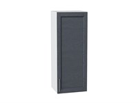 Шкаф верхний с 1-ой дверцей Сканди Белый, Graphite Softwood, 920, 350 В*Ш*Г 920*350*320, фасад МДФ  Graphite Softwood, корпус  Белый ms2510VVT_65211