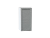 Шкаф верхний с 1-ой дверцей Сканди Белый, Grey Softwood, 720, 350 В*Ш*Г 716*350*320, фасад МДФ  Grey Softwood, корпус  Белый ms2510VVT_65204
