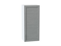 Шкаф верхний с 1-ой дверцей Сканди Белый, Grey Softwood, 920, 400 В*Ш*Г 920*400*320, фасад МДФ  Grey Softwood, корпус  Белый ms2510VVT_41382