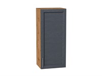 Шкаф верхний с 1-ой дверцей Сканди Дуб Вотан, Graphite Softwood, 920, 400 В*Ш*Г 920*400*320, фасад МДФ  Graphite Softwood, корпус  Дуб Вотан ms2510VVT_62910