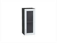 Шкаф верхний с 1-ой остекленной дверцей Сканди Graphite, White Softwood, 720, 300 В*Ш*Г 716*300*320, фасад МДФ/Стекло  White Softwood, корпус  Graphite ms2510VVT_56187