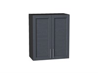 Шкаф верхний с 2-мя дверцами Сканди Graphite, Graphite Softwood, 720, 600 В*Ш*Г 716*600*320, фасад МДФ  Graphite Softwood, корпус  Graphite ms2510VVT_41588