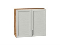 Шкаф верхний с 2-мя дверцами Сканди Дуб Вотан, Cappuccino Softwood, 720, 800 В*Ш*Г 716*800*318, фасад МДФ  Cappuccino Softwood, корпус  Дуб Вотан ms2510VVT_62945