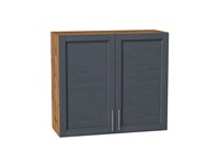Шкаф верхний с 2-мя дверцами Сканди Дуб Вотан, Graphite Softwood, 720, 800 В*Ш*Г 716*800*318, фасад МДФ  Graphite Softwood, корпус  Дуб Вотан ms2510VVT_62951