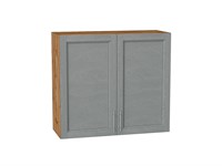Шкаф верхний с 2-мя дверцами Сканди Дуб Вотан, Grey Softwood, 720, 800 В*Ш*Г 716*800*318, фасад МДФ  Grey Softwood, корпус  Дуб Вотан ms2510VVT_62948