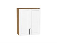 Шкаф верхний с 2-мя дверцами Сканди Дуб Вотан, White Silkwood, 720, 600 В*Ш*Г 716*600*320, фасад МДФ  White Silkwood, корпус  Дуб Вотан ms2510VVT_70208