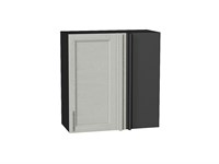 Шкаф верхний прямой угловой Сканди Graphite, Cappuccino Softwood, 720, 700 В*Ш*Г 716*700*345, фасад МДФ  Cappuccino Softwood, корпус  Graphite ms2510VVT_60292