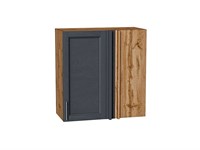 Шкаф верхний прямой угловой Сканди Дуб Вотан, Graphite Softwood, 720 В*Ш*Г 716*700*345, фасад МДФ  Graphite Softwood, корпус  Дуб Вотан ms2510VVT_62868
