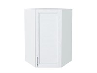 Шкаф верхний угловой Сканди Белый, White Softwood, 920 В*Ш*Г 920*600*600, фасад МДФ  White Softwood, корпус  Белый ms2510VVT_56226