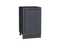 Шкаф нижний с 1-ой дверцей Сканди Graphite, Graphite Softwood, 500 В*Ш*Г 816*500*480, фасад МДФ  Graphite Softwood, корпус  Graphite ms2510VVT_41837