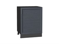 Шкаф нижний с 1-ой дверцей Сканди Graphite, Graphite Softwood, 600 В*Ш*Г 816*600*480, фасад МДФ  Graphite Softwood, корпус  Graphite ms2510VVT_41848
