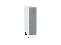 Шкаф нижний с 1-ой дверцей Сканди Белый, Grey Softwood, 200 В*Ш*Г 816*200*480, фасад МДФ  Grey Softwood, корпус  Белый ms2510VVT_66221