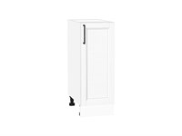 Шкаф нижний с 1-ой дверцей Сканди Белый, White Silkwood, 300 В*Ш*Г 816*300*480, фасад МДФ  White Silkwood, корпус  Белый ms2510VVT_70286