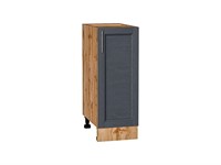 Шкаф нижний с 1-ой дверцей Сканди Дуб Вотан, Graphite Softwood, 300 В*Ш*Г 816*300*480, фасад МДФ  Graphite Softwood, корпус  Дуб Вотан ms2510VVT_63009