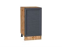 Шкаф нижний с 1-ой дверцей Сканди Дуб Вотан, Graphite Softwood, 450 В*Ш*Г 816*450*480, фасад МДФ  Graphite Softwood, корпус  Дуб Вотан ms2510VVT_63023