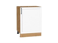 Шкаф нижний с 1-ой дверцей Сканди Дуб Вотан, White Silkwood, 600 В*Ш*Г 816*600*480, фасад МДФ  White Silkwood, корпус  Дуб Вотан ms2510VVT_70298