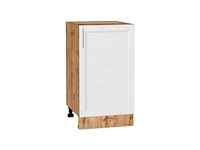 Шкаф нижний с 1-ой дверцей Сканди Дуб Вотан, White Softwood, 450 В*Ш*Г 816*450*480, фасад МДФ  White Softwood, корпус  Дуб Вотан ms2510VVT_63011