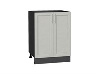 Шкаф нижний с 2-мя дверцами Сканди Graphite, Cappuccino Softwood, 600 В*Ш*Г 816*600*480, фасад МДФ  Cappuccino Softwood, корпус  Graphite ms2510VVT_41945