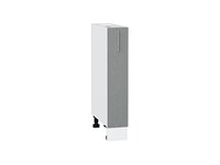 Шкаф нижний бутылочница Сканди Белый, Grey Softwood, 150 В*Ш*Г 816*150*480, фасад МДФ  Grey Softwood, корпус  Белый ms2510VVT_41794