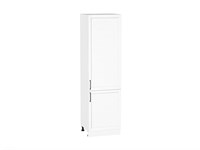 Шкаф пенал с 2-мя дверцами Сканди Белый, White Silkwood, 2140, 600 В*Ш*Г 2132*600*576, фасад МДФ  White Silkwood, корпус  Белый ms2510VVT_70352