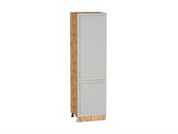 Шкаф пенал с 2-мя дверцами Сканди Дуб Вотан, Cappuccino Softwood, 2140, 600 В*Ш*Г 2132*600*576, фасад МДФ  Cappuccino Softwood, корпус  Дуб Вотан ms2510VVT_66158