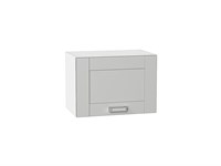 Шкаф верхний горизонтальный Лофт Белый, Grey Silk, 360, 500 В*Ш*Г 358*500*320, фасад МДФ  Grey Silk, корпус  Белый ms2510VVT_69539