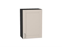 Шкаф верхний с 1-ой дверцей Лофт Graphite, Cream Silk, 720, 500 В*Ш*Г 716*500*320, фасад МДФ  Cream Silk, корпус  Graphite ms2510VVT_71474