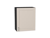 Шкаф верхний с 1-ой дверцей Лофт Graphite, Cream Silk, 720, 600 В*Ш*Г 716*600*320, фасад МДФ  Cream Silk, корпус  Graphite ms2510VVT_71475