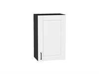 Шкаф верхний с 1-ой дверцей Лофт Graphite, Super White, 720, 450 В*Ш*Г 716*450*320, фасад МДФ  Super White, корпус  Graphite ms2510VVT_55172