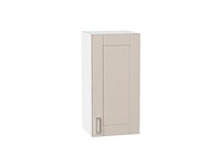 Шкаф верхний с 1-ой дверцей Лофт Белый, Cream Silk, 720, 350 В*Ш*Г 716*350*320, фасад МДФ  Cream Silk, корпус  Белый ms2510VVT_71435
