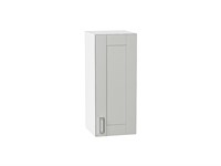 Шкаф верхний с 1-ой дверцей Лофт Белый, Grey Silk, 720, 300 В*Ш*Г 716*300*320, фасад МДФ  Grey Silk, корпус  Белый ms2510VVT_69572