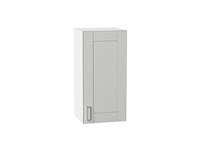 Шкаф верхний с 1-ой дверцей Лофт Белый, Grey Silk, 720, 350 В*Ш*Г 716*350*320, фасад МДФ  Grey Silk, корпус  Белый ms2510VVT_69573