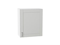 Шкаф верхний с 1-ой дверцей Лофт Белый, Grey Silk, 720, 600 В*Ш*Г 716*600*320, фасад МДФ  Grey Silk, корпус  Белый ms2510VVT_69577