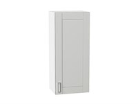 Шкаф верхний с 1-ой дверцей Лофт Белый, Grey Silk, 920, 400 В*Ш*Г 920*400*320, фасад МДФ  Grey Silk, корпус  Белый ms2510VVT_69579