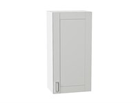 Шкаф верхний с 1-ой дверцей Лофт Белый, Grey Silk, 920, 450 В*Ш*Г 920*450*320, фасад МДФ  Grey Silk, корпус  Белый ms2510VVT_69581