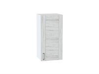 Шкаф верхний с 1-ой дверцей Лофт Белый, Nordic Oak, 720, 350 В*Ш*Г 716*350*320, фасад МДФ  Nordic Oak, корпус  Белый ms2510VVT_65240