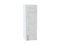 Шкаф верхний с 1-ой дверцей Лофт Белый, Nordic Oak, 920, 300 В*Ш*Г 920*300*320, фасад МДФ  Nordic Oak, корпус  Белый ms2510VVT_40215