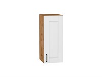 Шкаф верхний с 1-ой дверцей Лофт Дуб Вотан, Super White, 720, 300 В*Ш*Г 716*300*320, фасад МДФ  Super White, корпус  Дуб Вотан ms2510VVT_63154