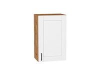 Шкаф верхний с 1-ой дверцей Лофт Дуб Вотан, Super White, 720, 450 В*Ш*Г 716*450*320, фасад МДФ  Super White, корпус  Дуб Вотан ms2510VVT_63171