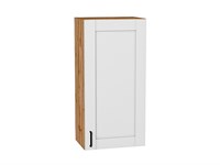 Шкаф верхний с 1-ой дверцей Лофт Дуб Вотан, Super White, 920, 450 В*Ш*Г 920*450*320, фасад МДФ  Super White, корпус  Дуб Вотан ms2510VVT_63176