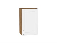 Шкаф верхний с 1-ой дверцей Лофт Дуб Вотан, White Silk, 720, 450 В*Ш*Г 716*450*320, фасад МДФ  White Silk, корпус  Дуб Вотан ms2510VVT_63162