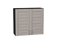 Шкаф верхний с 2-мя дверцами Лофт Graphite, Cappuccino Veralinga, 720, 800 В*Ш*Г 716*800*320, фасад МДФ  Cappuccino Veralinga, корпус  Graphite ms2510VVT_35972