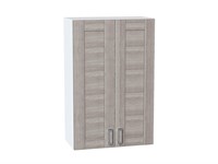 Шкаф верхний с 2-мя дверцами Лофт Белый, Cappuccino Veralinga, 920, 600 В*Ш*Г 920*600*320, фасад МДФ  Cappuccino Veralinga, корпус  Белый ms2510VVT_40329