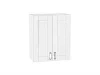 Шкаф верхний с 2-мя дверцами Лофт Белый, White Silk, 720, 600 В*Ш*Г 716*600*320, фасад МДФ  White Silk, корпус  Белый ms2510VVT_60041