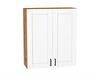 Шкаф верхний с 2-мя дверцами Лофт Дуб Вотан, Super White, 920, 800 В*Ш*Г 920*800*320, фасад МДФ  Super White, корпус  Дуб Вотан ms2510VVT_63230