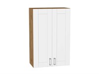 Шкаф верхний с 2-мя дверцами Лофт Дуб Вотан, White Silk, 920, 600 В*Ш*Г 920*600*320, фасад МДФ  White Silk, корпус  Дуб Вотан ms2510VVT_63226