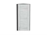 Шкаф верхний торцевой Лофт Graphite, Nordic Oak, 920 В*Ш*Г 920*300*306, фасад МДФ  Nordic Oak, корпус  Graphite ms2510VVT_48910