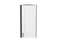 Шкаф верхний торцевой Лофт Graphite, Super White, 920 В*Ш*Г 920*300*306, фасад МДФ  Super White, корпус  Graphite ms2510VVT_55261