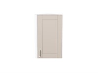 Шкаф верхний торцевой Лофт Белый, Cream Silk, 720 В*Ш*Г 716*300*306, фасад МДФ  Cream Silk, корпус  Белый ms2510VVT_71512