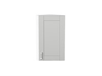 Шкаф верхний торцевой Лофт Белый, Grey Silk, 720 В*Ш*Г 716*300*306, фасад МДФ  Grey Silk, корпус  Белый ms2510VVT_69650